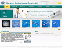 Tablet Screenshot of kfl-medical.com